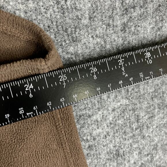 Columbia Fleece Vest Men's 2X Brown Full Zip Outdoor Hiking Layering Jacket - Picture 5 of 9